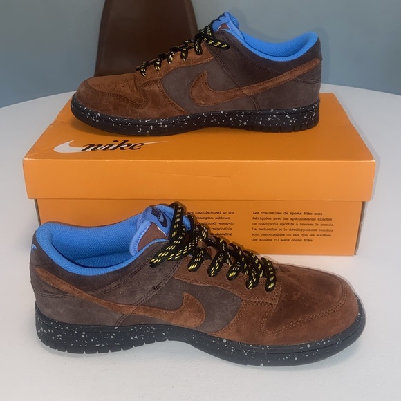 Nike Dunk Low CL Baroque Rustic Brown Men’s Size 7.5/Women’s Size 9 - Picture 2 of 15